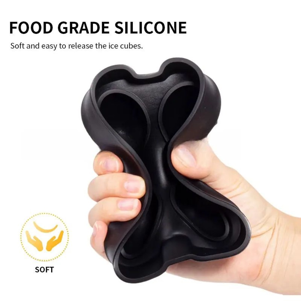 Large Sphere Ice Cube Mold LeakFree Whiskey Ice Ball Maker 48 Grid 3