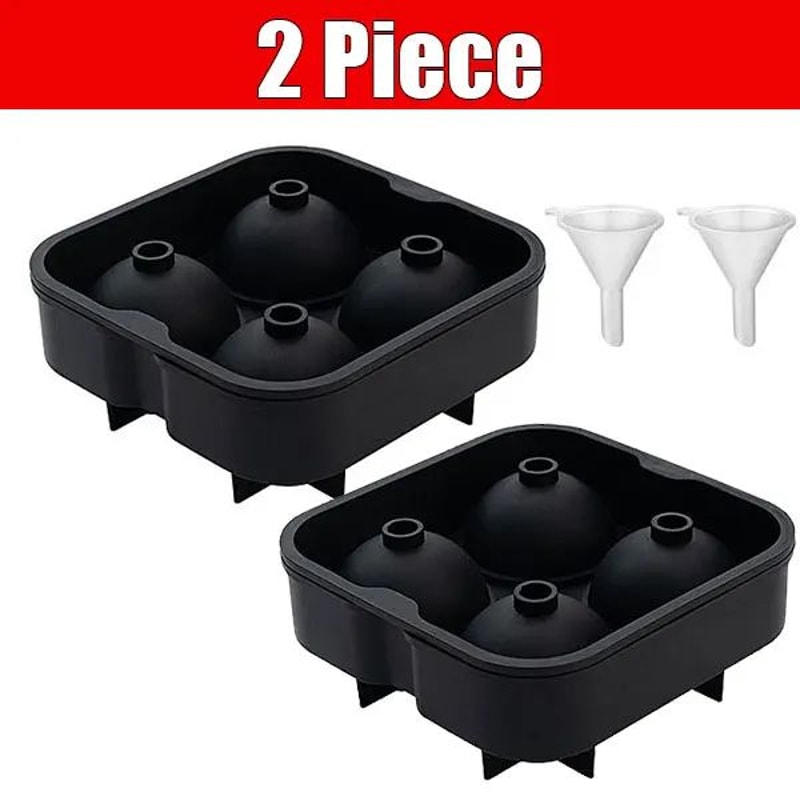 Large Sphere Ice Cube Mold LeakFree Whiskey Ice Ball Maker 48 Grid 4