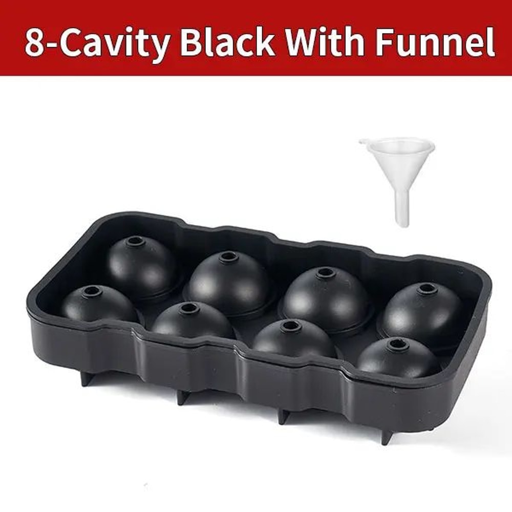 Large Sphere Ice Cube Mold LeakFree Whiskey Ice Ball Maker 48 Grid 13