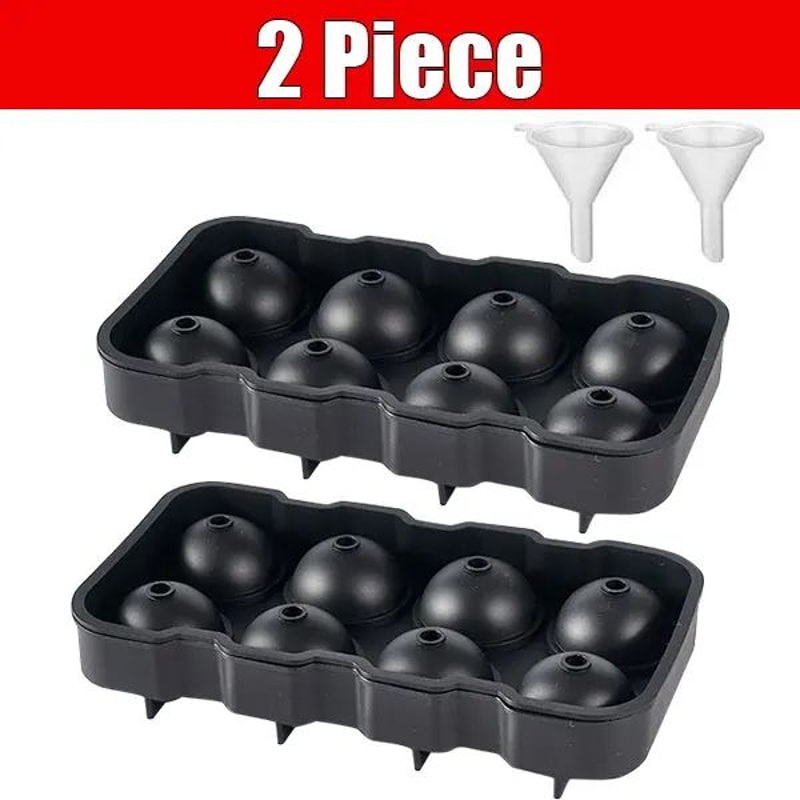 Large Sphere Ice Cube Mold LeakFree Whiskey Ice Ball Maker 48 Grid 5