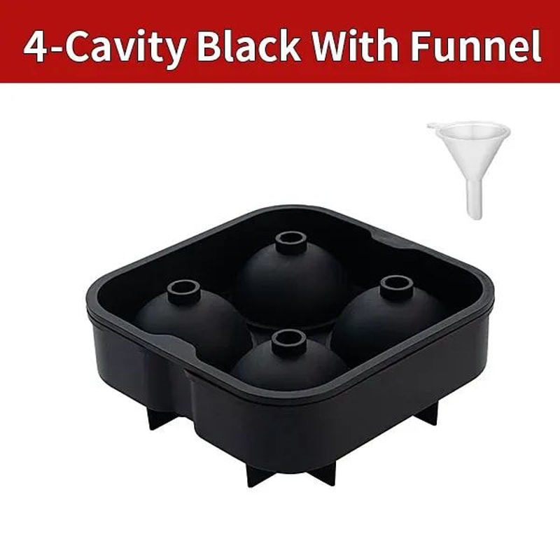 Large Sphere Ice Cube Mold LeakFree Whiskey Ice Ball Maker 48 Grid 11