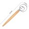 Stainless Steel Danish Dough Whisk Handheld Bread Dough Mixer For Baking Pastry 2