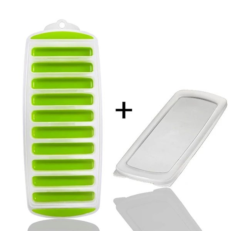 PopOut Ice Stick Tray With Lid Reusable Ice Cube Tray For Water Bottles 4