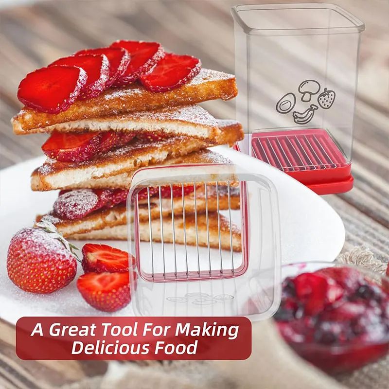 Speed Cup Fruit Slicer With Push Plate Easy Banana Egg Cutter For Quick Salads 1