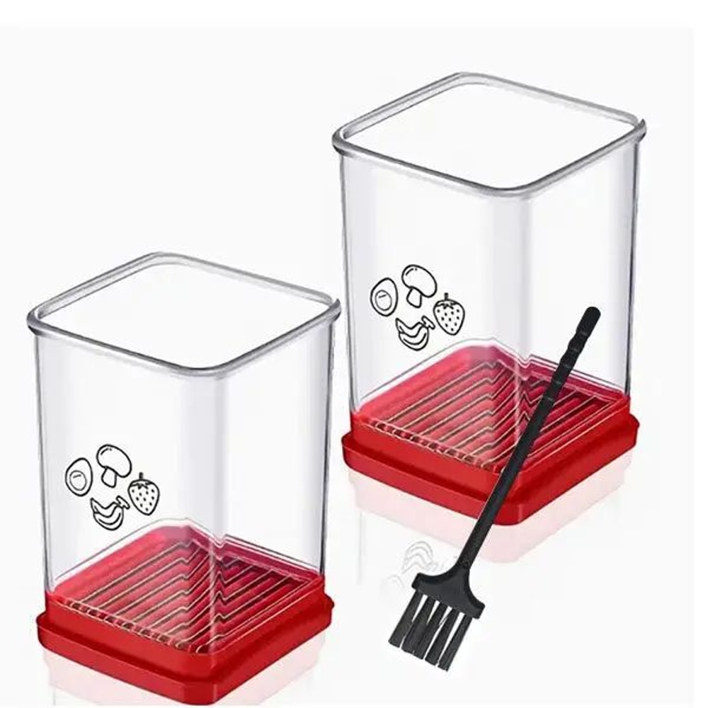 Speed Cup Fruit Slicer With Push Plate Easy Banana Egg Cutter For Quick Salads 4