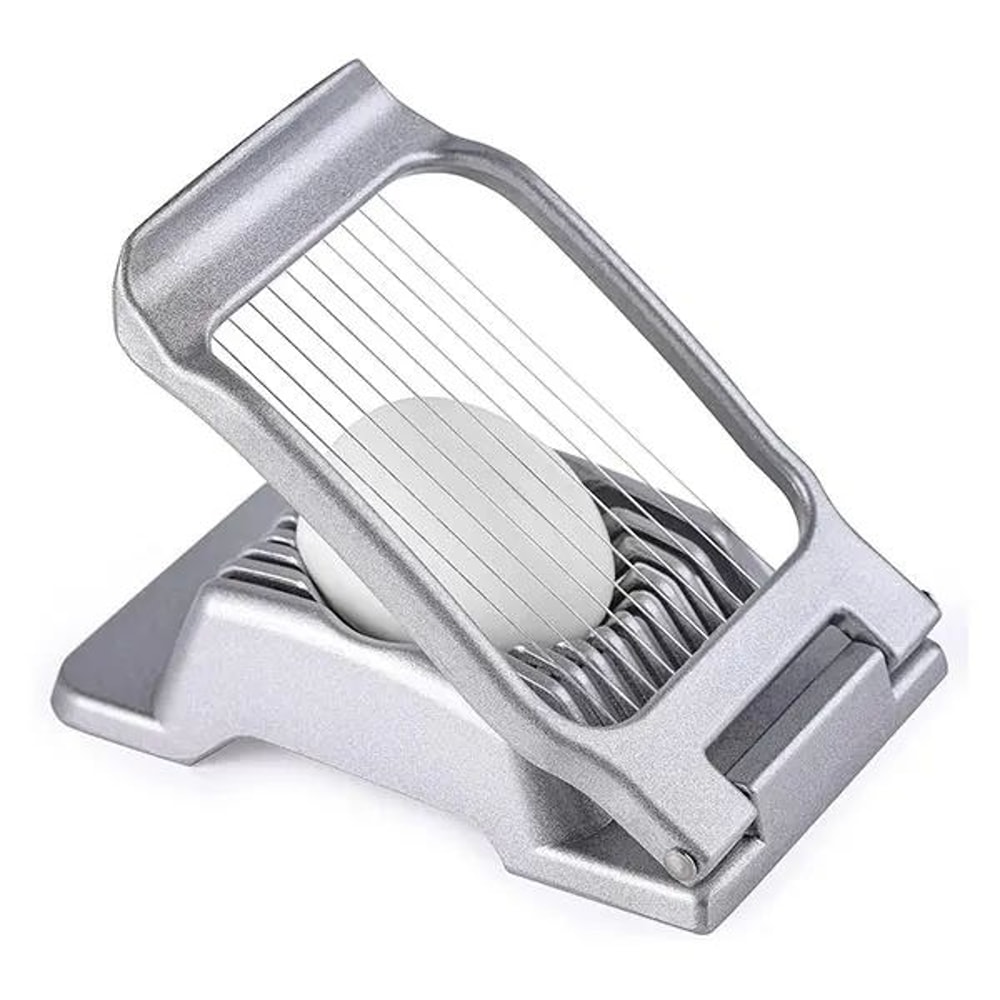 HeavyDuty Egg Slicer With Stainless Steel Wires Aluminum Multi Fruit Egg Cutter 3