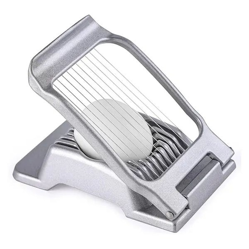 HeavyDuty Egg Slicer With Stainless Steel Wires Aluminum Multi Fruit Egg Cutter 3