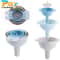 4in1 Kitchen Funnel Set With Strainer BPAFree Food Grade Oil Bottle Funnels 0