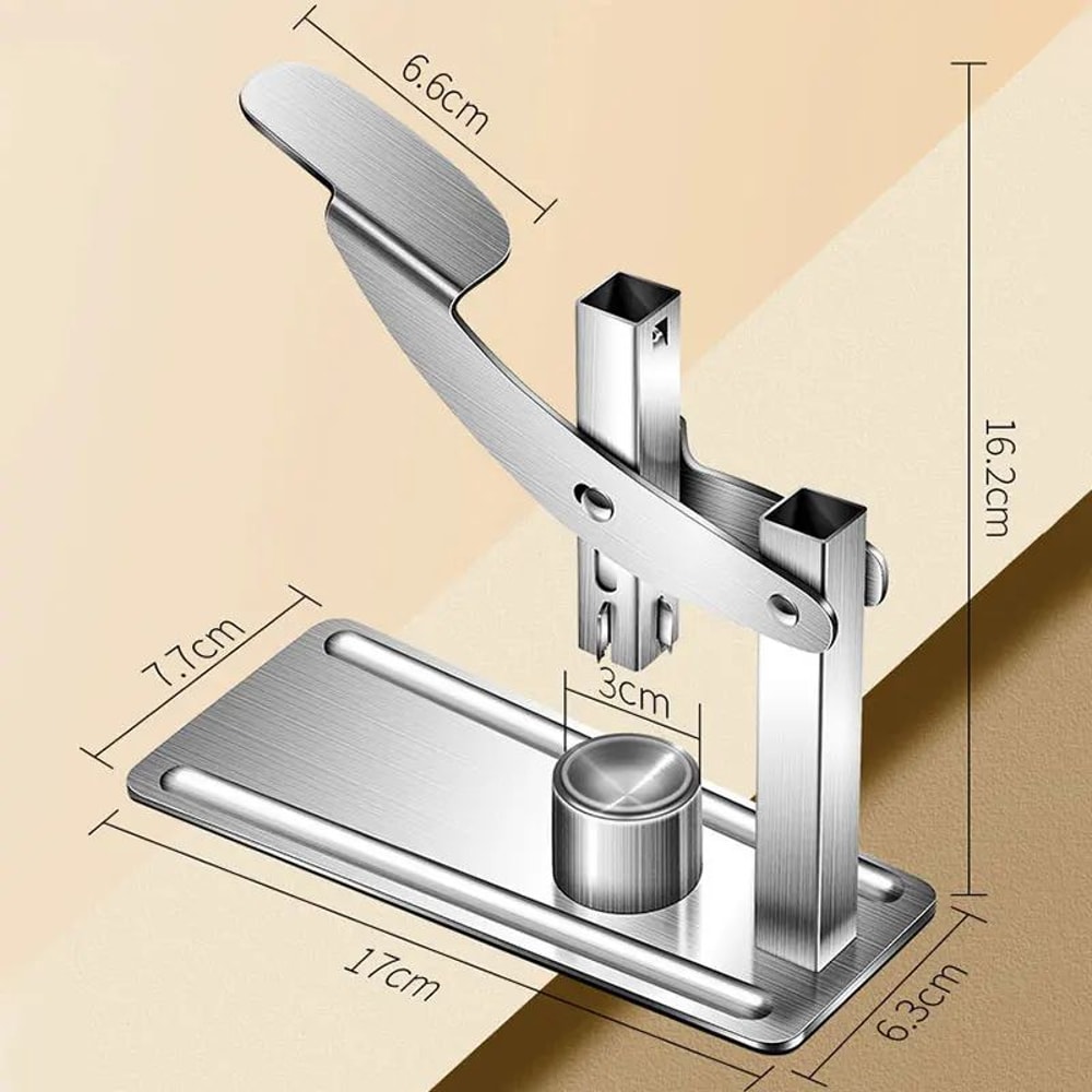 HeavyDuty Chestnut Cracker With NonSlip Handle Stainless Steel Nut Opener Tool 1