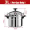 Aluminum Pressure Cooker For Gas Stoves Safe Lock Pressure Canner In 3L To 7L Sizes 4