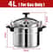 Aluminum Pressure Cooker For Gas Stoves Safe Lock Pressure Canner In 3L To 7L Sizes 5