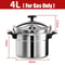 Aluminum Pressure Cooker For Gas Stoves Safe Lock Pressure Canner In 3L To 7L Sizes 5