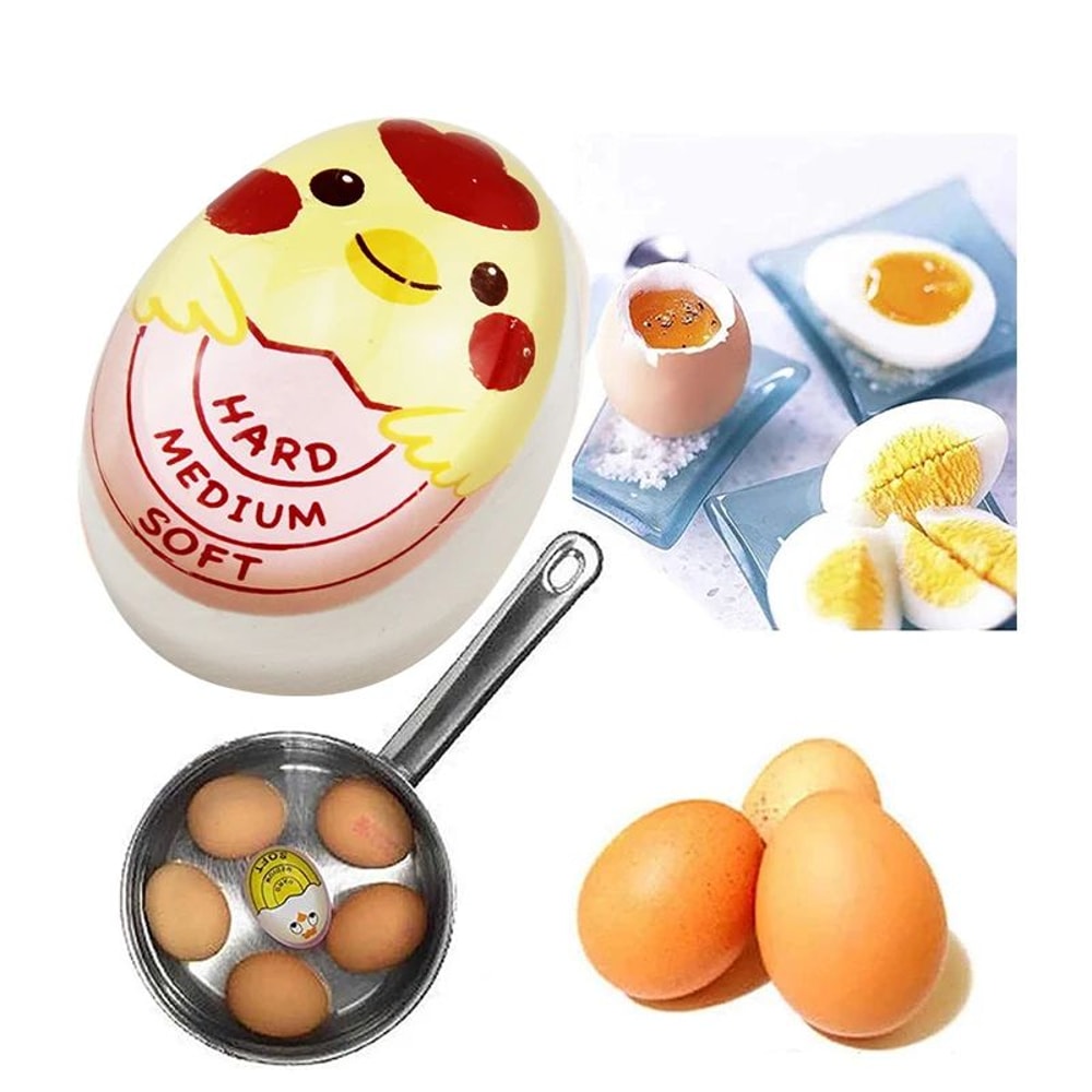 ColorChanging Egg Timer For Perfect Boiled Eggs Soft Medium Hard Egg Cooker Timer 4