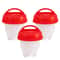 Silicone Egg Poacher Cups BPAFree Nonstick Egg Boiler Steamer Set 3 Or 6 Pieces 6
