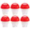 Silicone Egg Poacher Cups BPAFree Nonstick Egg Boiler Steamer Set 3 Or 6 Pieces 7