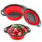 Collapsible Silicone Colander Foldable Fruit Vegetable Strainer For Compact Kitchens 0