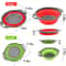 Collapsible Silicone Colander Foldable Fruit Vegetable Strainer For Compact Kitchens 3