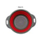 Collapsible Silicone Colander Foldable Fruit Vegetable Strainer For Compact Kitchens 8