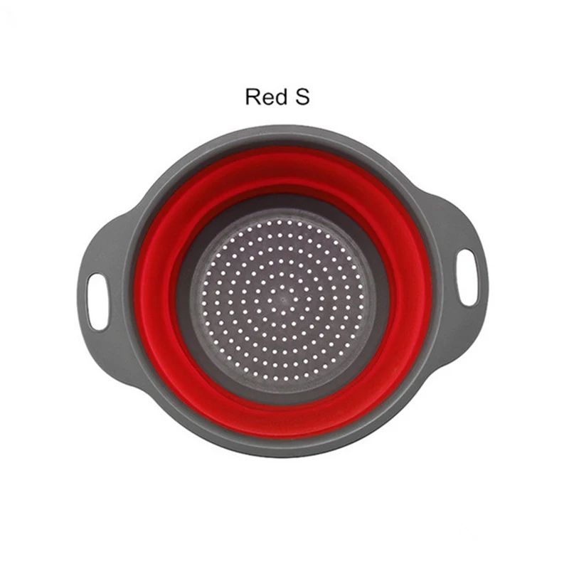 Collapsible Silicone Colander Foldable Fruit Vegetable Strainer For Compact Kitchens 8