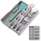 Multipurpose Kitchen Drawer Organizer Cutlery Utensil Storage Tray With Spice Holder 0