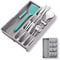 Multipurpose Kitchen Drawer Organizer Cutlery Utensil Storage Tray With Spice Holder 0