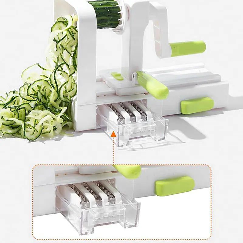 5Blade Vegetable Spiralizer Zucchini Noodle Maker Veggie Pasta Slicer 2