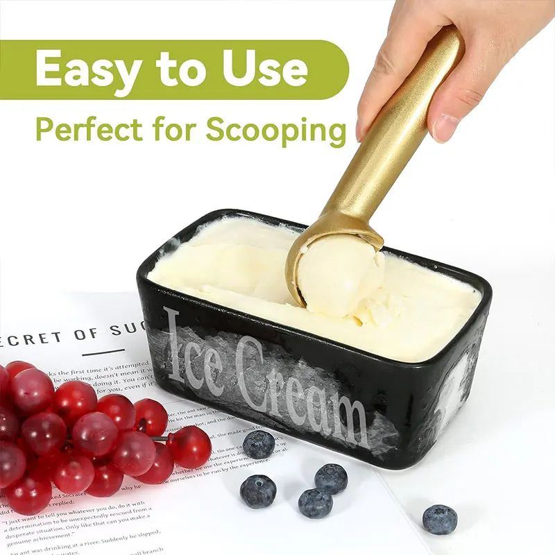 Professional Stainless Steel Ice Cream Scoop HeavyDuty Nonstick Ice Cream Scooper 3