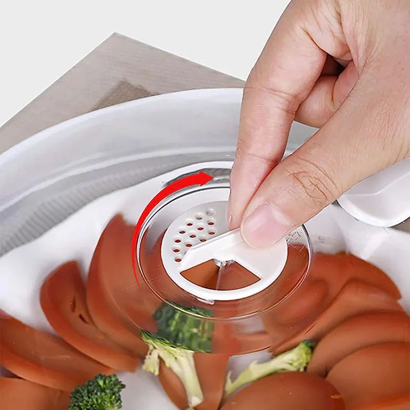 Large Microwave Splatter Cover With Adjustable Steam Vents BPAFree Microwave Food Lid 4