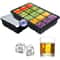 Large Square Silicone Ice Cube Trays With Lid Stackable Big Ice Mold For Freezer 6 Or 15 Grid 0