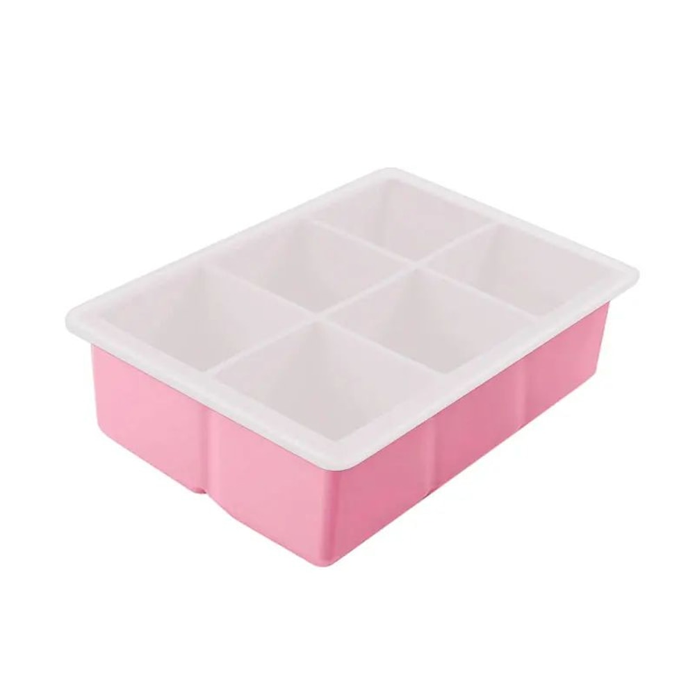 Large Square Silicone Ice Cube Trays With Lid Stackable Big Ice Mold For Freezer 6 Or 15 Grid 5