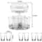 6Shot Glass Dispenser With Holder Multi Shot Pourer For Parties Cocktails 1