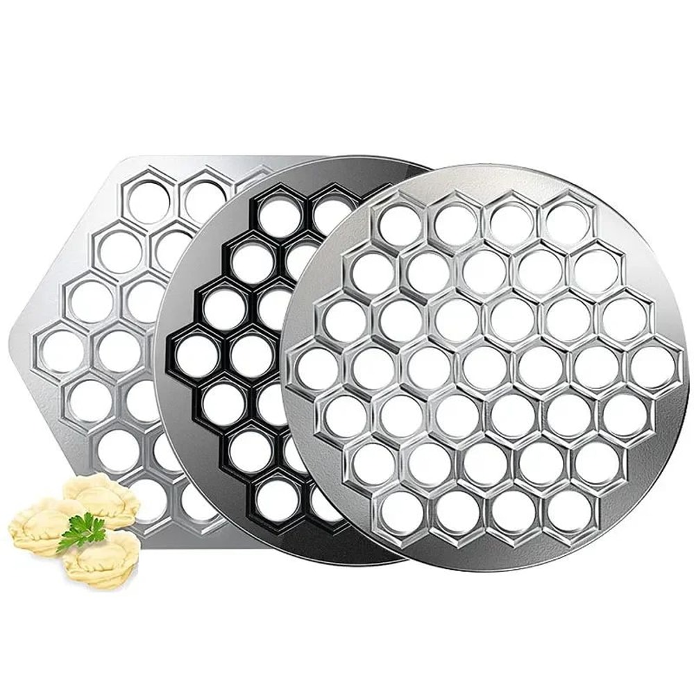 37Hole Pelmeni Maker Metal Russian Dumpling Mold Ravioli Press 0