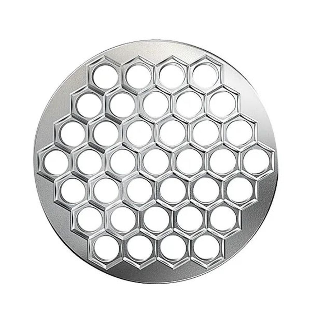 37Hole Pelmeni Maker Metal Russian Dumpling Mold Ravioli Press 3
