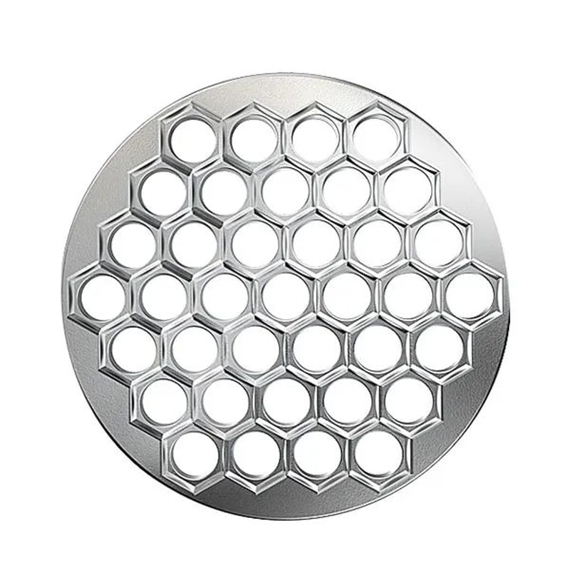 37Hole Pelmeni Maker Metal Russian Dumpling Mold Ravioli Press 3