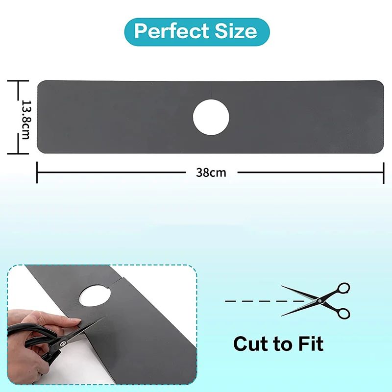 Upgraded Diatomite Sink Splash Guard Absorbent Faucet Drip Catcher Mat For Kitchen Bathroom 2