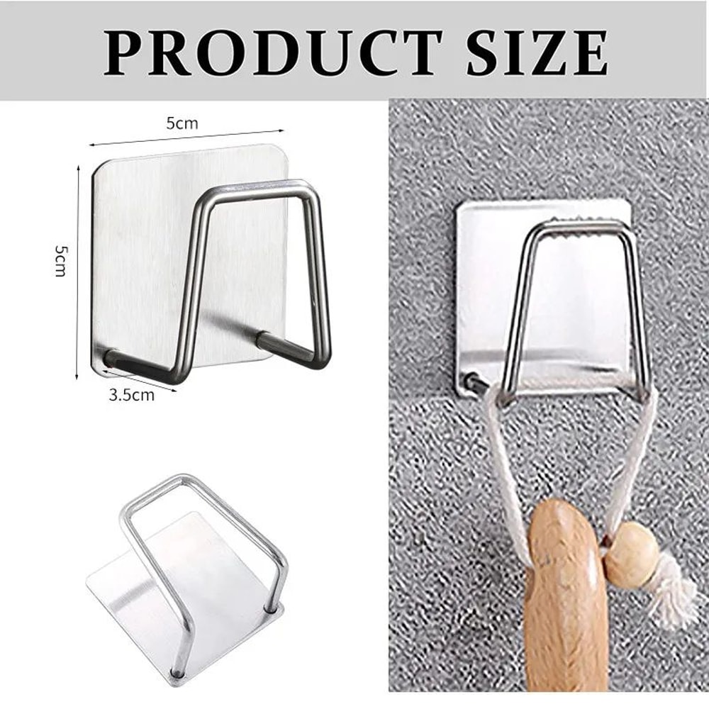 Stainless Steel Sink Tray Drainer SelfAdhesive Sponge Rag Holder Organizer 3
