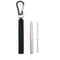 Collapsible Stainless Steel Straw Set Reusable Telescopic Travel Drinking Straw With Case 3