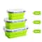 Collapsible Silicone Bento Lunch Box Portable Food Storage Container For Home Travel 2