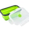 Collapsible Silicone Bento Lunch Box Portable Food Storage Container For Home Travel 4