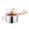 20cm Stainless Steel Deep Fryer Pot With Basket InductionSafe Mini Frying Soup Pot 4