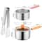 20cm Stainless Steel Deep Fryer Pot With Basket InductionSafe Mini Frying Soup Pot 5