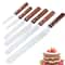 Stainless Steel Cake Icing Spatula With Wooden Handle Professional Frosting Knife 412 Inch Options 0