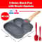 4Cup Nonstick Omelet Egg Frying Pan With Lid Thickened Breakfast Pancake Skillet 1