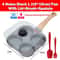 4Cup Nonstick Omelet Egg Frying Pan With Lid Thickened Breakfast Pancake Skillet 2