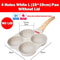 4Cup Nonstick Omelet Egg Frying Pan With Lid Thickened Breakfast Pancake Skillet 4