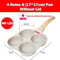 4Cup Nonstick Omelet Egg Frying Pan With Lid Thickened Breakfast Pancake Skillet 6