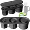 Stanley Tumbler Ice Cube Tray With Lid Silicone Ice Mold For 20oz 30oz 40oz Cups 0