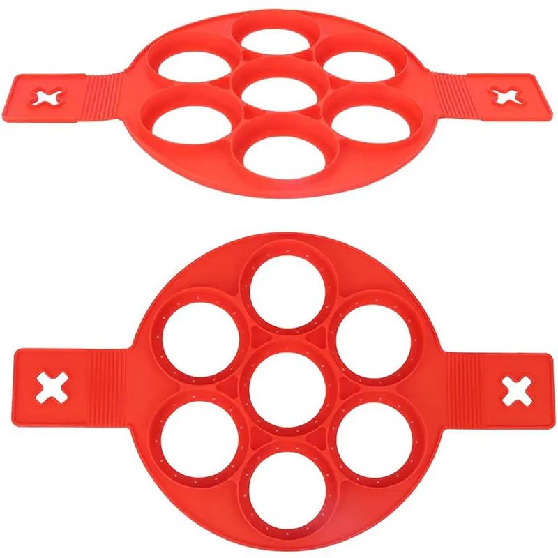 Silicone Pancake Egg Ring Mold Nonstick Fried Egg Omelet Cooking Rings 0