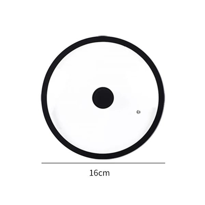 Universal Tempered Glass Pot Lid With Silicone Rim Vented Cover For Pots Pans Skillets 3