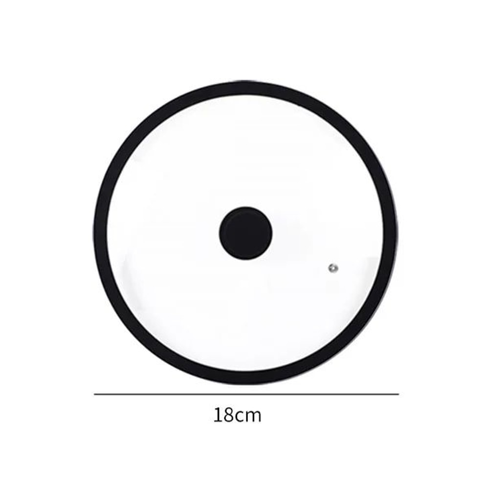 Universal Tempered Glass Pot Lid With Silicone Rim Vented Cover For Pots Pans Skillets 4